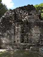 Temple XI at Chicanna - chicanna mayan ruins,chicanna mayan temple,mayan temple pictures,mayan ruins photos